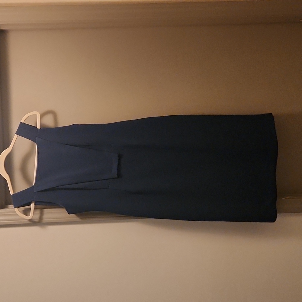 Sleeveless dress, deep turquoise, size 8, worn ONCE